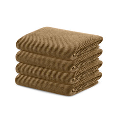 HOUSSE Microfiber Stripes Hand Towels for Women & Men | Ultra Soft | Super Absorbent Towels for Gym, Yoga, Beach Daiily USe |
