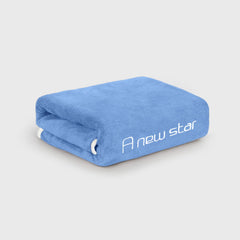 HOUSSE Premium Soft Microfiber Embroidery Bath Towel for Men, Women & Kids, 70x140cm Absorbent Quick-Drying Sweat Towel, 350 GSM Ideal for Gym, Beach, Outdoor