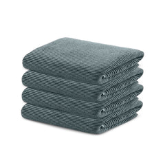 HOUSSE Microfiber Stripes Hand Towels for Women & Men | Ultra Soft | Super Absorbent Towels for Gym, Yoga, Beach Daiily USe |