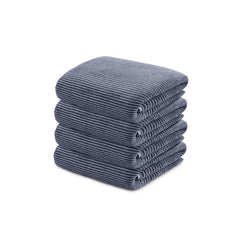HOUSSE Microfiber Stripes Hand Towels for Women & Men | Ultra Soft | Super Absorbent Towels for Gym, Yoga, Beach Daiily USe |