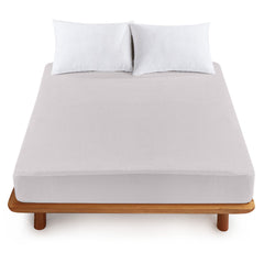 HOUSSE Water Proof Terry Cotton Feel Mattress Protector | Ultra Soft Breathable & Hypoallergenic Fitted Bed |