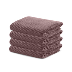 HOUSSE Microfiber Stripes Hand Towels for Women & Men | Ultra Soft | Super Absorbent Towels for Gym, Yoga, Beach Daiily USe |
