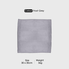 HOUSSE Microfiber Face Towels | Ultra Absorbent, Odour-Free, Quick Dry 450 GSM Face Towel for Home, Gym, Travel, Running and Personal Use | 30x30 cm | Set of 4 in One Colour (Indian Teal, Pack of 4)