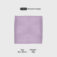 HOUSSE Microfiber Face Towels | Ultra Absorbent, Odour-Free, Quick Dry 450 GSM Face Towel for Home, Gym, Travel, Running and Personal Use | 30x30 cm | Set of 4 in One Colour (Indian Teal, Pack of 4)