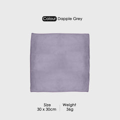 HOUSSE Microfiber Face Towels | Ultra Absorbent, Odour-Free, Quick Dry 450 GSM Face Towel for Home, Gym, Travel, Running and Personal Use | 30x30 cm | Set of 4 in One Colour (Indian Teal, Pack of 4)