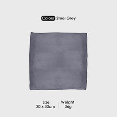 HOUSSE Microfiber Face Towels | Ultra Absorbent, Odour-Free, Quick Dry 450 GSM Face Towel for Home, Gym, Travel, Running and Personal Use | 30x30 cm | Set of 4 in One Colour (Indian Teal, Pack of 4)