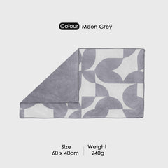 Dual Tone 480 GSM Reversible Microfiber Towel Set