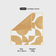 Dual Tone 480 GSM Reversible Microfiber Towel Set
