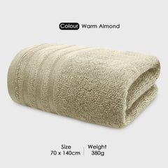 HOUSSE Haven Luxury Bamboo Zero-Twist Hand and Bath Towels – 600 GSM, Ultra-Soft, Eco-Friendly & Highly Absorbent – Organic Bamboo Hotel & Spa Hand Towel Set