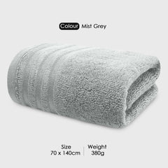 HOUSSE Haven Luxury Bamboo Zero-Twist Hand and Bath Towels – 600 GSM, Ultra-Soft, Eco-Friendly & Highly Absorbent – Organic Bamboo Hotel & Spa Hand Towel Set