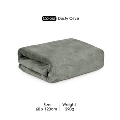 HOUSSE Premium Microfiber Bath Towel - Extra Large 75x150cm Quick Dry Towels for Women Men & Kids | Super Soft Plush 450 GSM | Ultra Absorbent for Home Swimming Sports & Travel