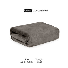 HOUSSE Premium Microfiber Bath Towel - Extra Large 60x120cm Quick Dry Towels for Men, Women & Kids | Super Soft Plush 550 GSM | Ultra Absorbent for Home Swimming Sports Travel