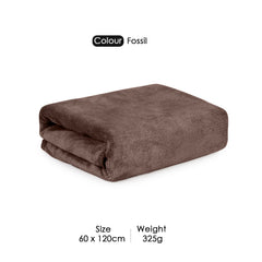 HOUSSE Premium Microfiber Bath Towel - Extra Large 60x120cm Quick Dry Towels for Men, Women & Kids | Super Soft Plush 550 GSM | Ultra Absorbent for Home Swimming Sports Travel