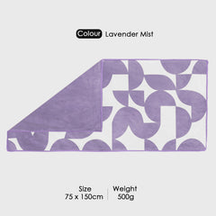 Dual Tone 480 GSM Reversible Microfiber Towel Set