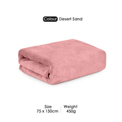 HOUSSE Premium Microfiber Bath Towel - Extra Large 75x150cm Quick Dry Towels for Women Men & Kids | Super Soft Plush 450 GSM | Ultra Absorbent for Home Swimming Sports & Travel