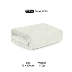 HOUSSE Premium Microfiber Bath Towel - Extra Large 60x120cm Quick Dry Towels for Men, Women & Kids | Super Soft Plush 550 GSM | Ultra Absorbent for Home Swimming Sports Travel