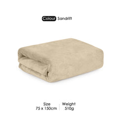 HOUSSE Premium Microfiber Bath Towel - Extra Large 60x120cm Quick Dry Towels for Men, Women & Kids | Super Soft Plush 550 GSM | Ultra Absorbent for Home Swimming Sports Travel