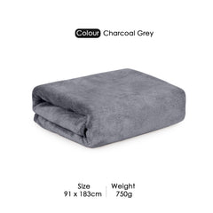 HOUSSE Premium Microfiber Bath Towel - Extra Large 60x120cm Quick Dry Towels for Men, Women & Kids | Super Soft Plush 550 GSM | Ultra Absorbent for Home Swimming Sports Travel
