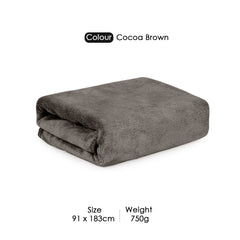 HOUSSE Premium Microfiber Bath Towel - Extra Large 60x120cm Quick Dry Towels for Men, Women & Kids | Super Soft Plush 550 GSM | Ultra Absorbent for Home Swimming Sports Travel