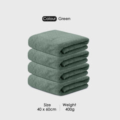 HOUSSE Microfiber Nova Face Towels for Women & Men | Ultra Soft | Super Absorbent Towels for Gym, Yoga, Beach Daiily USe |