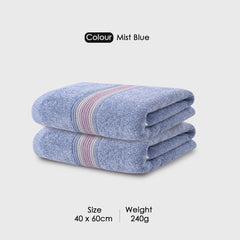 HOUSSE Essentia Bamboo & Cotton Towel Combo Set, 550 GSM – Ultra-Soft, Highly Absorbent & Quick-Drying – Eco-Friendly Luxury Bath, Hand & Face Towels