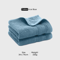 HOUSSE Haven Luxury Bamboo Zero-Twist Hand and Bath Towels – 600 GSM, Ultra-Soft, Eco-Friendly & Highly Absorbent – Organic Bamboo Hotel & Spa Hand Towel Set