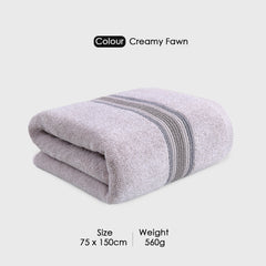 HOUSSE Essentia Bamboo & Cotton Towel Combo Set, 550 GSM – Ultra-Soft, Highly Absorbent & Quick-Drying – Eco-Friendly Luxury Bath, Hand & Face Towels