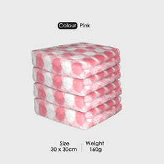 HOUSSE Ember Face & Hand Towel for Women & Men | Quick Dry | Ultra Absorbent |Perfect for Bathroom |Sports | Travel | Beach | Fitness | 360 GSM