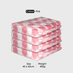 HOUSSE Ember Face & Hand Towel for Women & Men | Quick Dry | Ultra Absorbent |Perfect for Bathroom |Sports | Travel | Beach | Fitness | 360 GSM