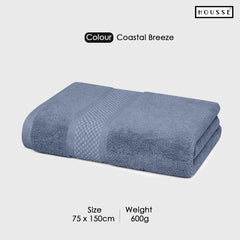 HOUSSE Nexora Cotton Towels | Quick Absorption & Faster Drying Towel | 600 GSM | Cotton Towel for Men/Women | Urban Comfort
