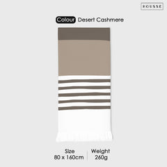 HOUSSE Bold Stripe 100% Bamboo Extra Large Bath Towel | Ultra Soft, Absorbent, Light Weight, & Quick Dry Towel for Bath, Travel, Gym, Beach, Pool, and Yoga | 80 X 160 cms