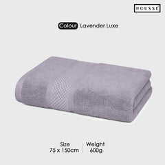HOUSSE Nexora Cotton Towels | Quick Absorption & Faster Drying Towel | 600 GSM | Cotton Towel for Men/Women | Urban Comfort
