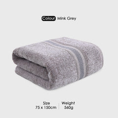 HOUSSE Essentia Bamboo & Cotton Towel Combo Set, 550 GSM – Ultra-Soft, Highly Absorbent & Quick-Drying – Eco-Friendly Luxury Bath, Hand & Face Towels
