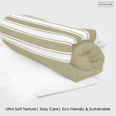 HOUSSE Bold Stripe 100% Bamboo Extra Large Bath Towel | Ultra Soft, Absorbent, Light Weight, & Quick Dry Towel for Bath, Travel, Gym, Beach, Pool, and Yoga | 80 X 160 cms