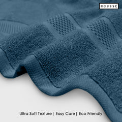 HOUSSE Nexora Cotton Towels | Quick Absorption & Faster Drying Towel | 600 GSM | Cotton Towel for Men/Women | Urban Comfort