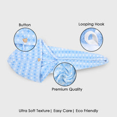 HOUSSE Eden Microfiber Head Towel, Ultra Soft, Absorbent & Hair Wrap
