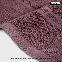 HOUSSE Nexora Cotton Towels | Quick Absorption & Faster Drying Towel | 600 GSM | Cotton Towel for Men/Women | Urban Comfort