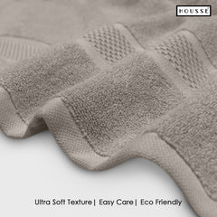HOUSSE Nexora Cotton Towels | Quick Absorption & Faster Drying Towel | 600 GSM | Cotton Towel for Men/Women | Urban Comfort