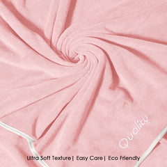 HOUSSE Premium Soft Microfiber Embroidery Bath Towel for Men, Women & Kids, 70x140cm Absorbent Quick-Drying Sweat Towel, 350 GSM Ideal for Gym, Beach, Outdoor