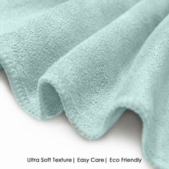 HOUSSE Microfiber Face Towels | Ultra Absorbent, Odour-Free, Quick Dry 450 GSM Face Towel for Home, Gym, Travel, Running and Personal Use | 30x30 cm | Set of 4 in One Colour (Indian Teal, Pack of 4)