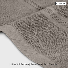 HOUSSE Nexora Cotton Towels | Quick Absorption & Faster Drying Towel | 600 GSM | Cotton Towel for Men/Women | Urban Comfort