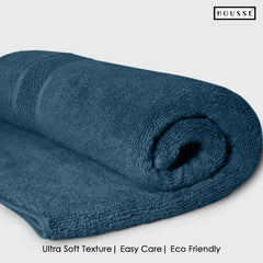 HOUSSE Nexora Cotton Towels | Quick Absorption & Faster Drying Towel | 600 GSM | Cotton Towel for Men/Women | Urban Comfort