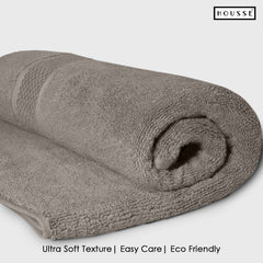 HOUSSE Nexora Cotton Towels | Quick Absorption & Faster Drying Towel | 600 GSM | Cotton Towel for Men/Women | Urban Comfort