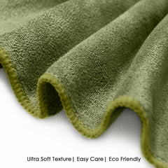 HOUSSE Microfiber Face Towels | Ultra Absorbent, Odour-Free, Quick Dry 450 GSM Face Towel for Home, Gym, Travel, Running and Personal Use | 30x30 cm | Set of 4 in One Colour (Indian Teal, Pack of 4)