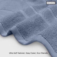 HOUSSE Nexora Cotton Towels | Quick Absorption & Faster Drying Towel | 600 GSM | Cotton Towel for Men/Women | Urban Comfort