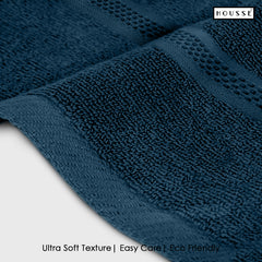 HOUSSE Nexora Cotton Towels | Quick Absorption & Faster Drying Towel | 600 GSM | Cotton Towel for Men/Women | Urban Comfort