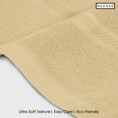 HOUSSE Nexora Cotton Towels | Quick Absorption & Faster Drying Towel | 600 GSM | Cotton Towel for Men/Women | Urban Comfort