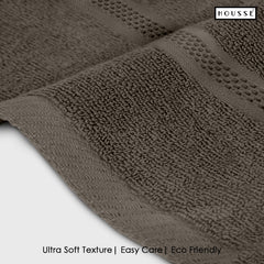 HOUSSE Nexora Cotton Towels | Quick Absorption & Faster Drying Towel | 600 GSM | Cotton Towel for Men/Women | Urban Comfort