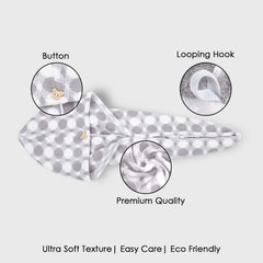 HOUSSE Ember Microfiber Head Towel, Ultra Soft, Absorbent & Hair Wrap