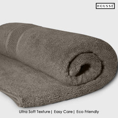HOUSSE Nexora Cotton Towels | Quick Absorption & Faster Drying Towel | 600 GSM | Cotton Towel for Men/Women | Urban Comfort